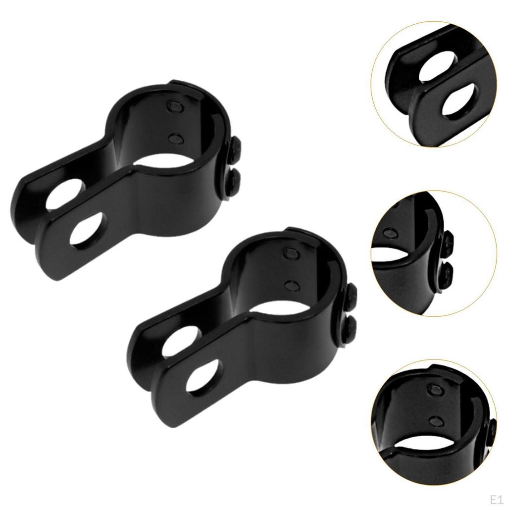 1-1/4 Inch Engine Guard Foot Pegs Clamping Kit for Motorcycles