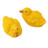 2pcs Yellow Duck Garden Statue Outdoor Floating Duck Decoration Duck Pond Ornament  Office Desk