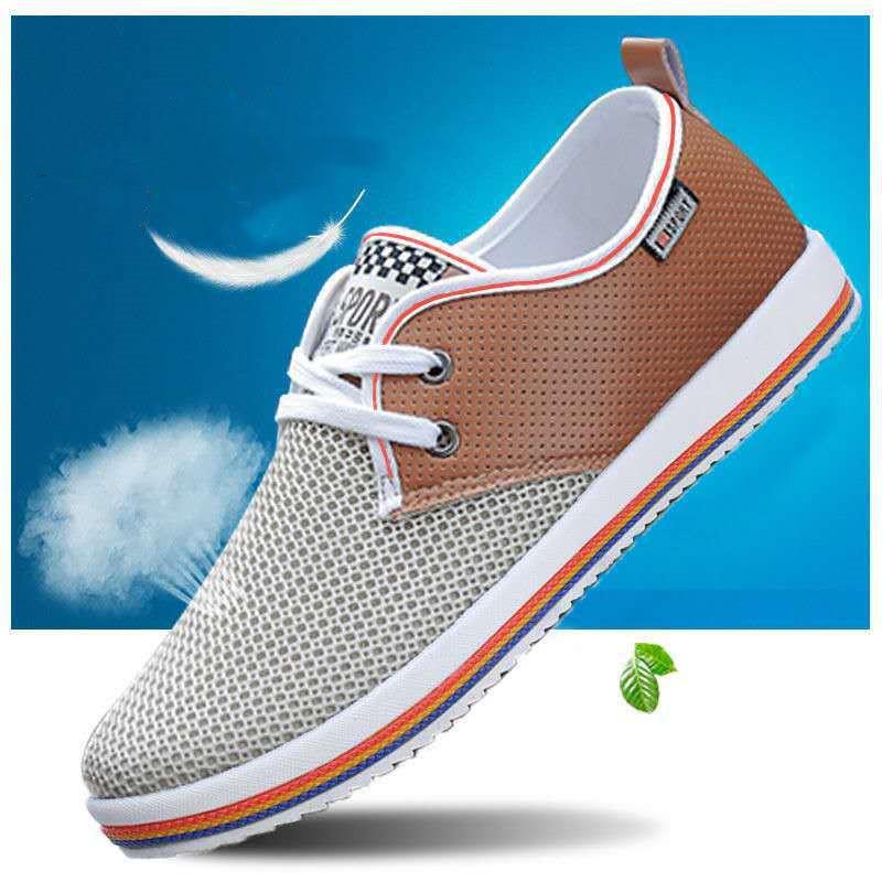 Buy 2022 summer breathable canvas shoes comfortable men's sneakers men