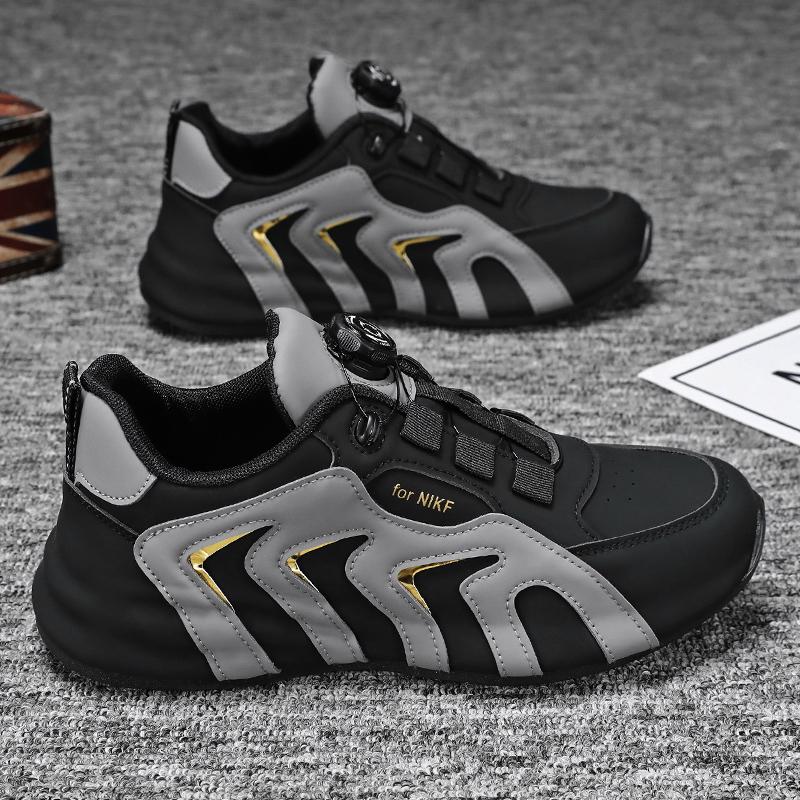 

ZhenyuezuМодная тенденция: нескользящая, износостойкая, удобная мужская повседневная обувь 43 чёрный