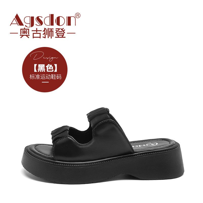 

Augustine Sandals Women s Summer 2025 New Fashion Platform Casual Medium and High Heel Muffin Sports Cool Slippers Tide 40