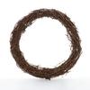 11.8 Inch Grapevine Wreath Round Vine Branch Wreath DIY Rattan Wreath for Christmas Craft Door Window Mantel