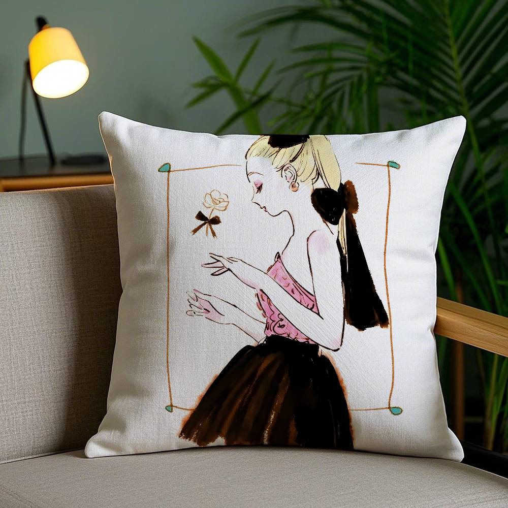 V-veil Pillow Case Anti-dustmite Invisible Zipper Sofa Bed
