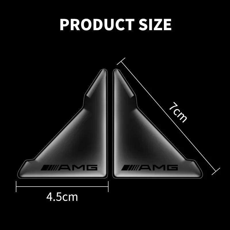 2pcs Mercedes Benz W177 W205 W213 C118 C257 W222 X253 W167 AMG transparent door corner guard anti scratch protection sticker