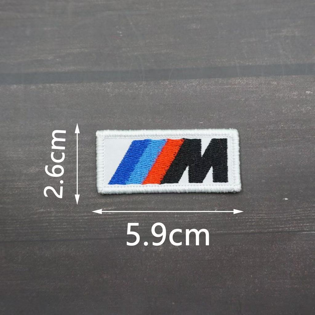 NVEQ9 Motorcycle Embroidery Badge Sew On Iron Patch Self-Adhesive Fabric Sticker For BMW F Series F10 F20 F25 F30 F34 F39 F48