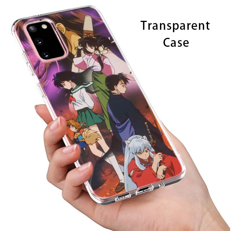 Cartoon Anime Inuyasha Für Samsung Galaxy S22 Pro S21 S20 FE Ultra S10 S10E Lite S9 S8 Plus S7 S6 Rand weiche Telefon Fall