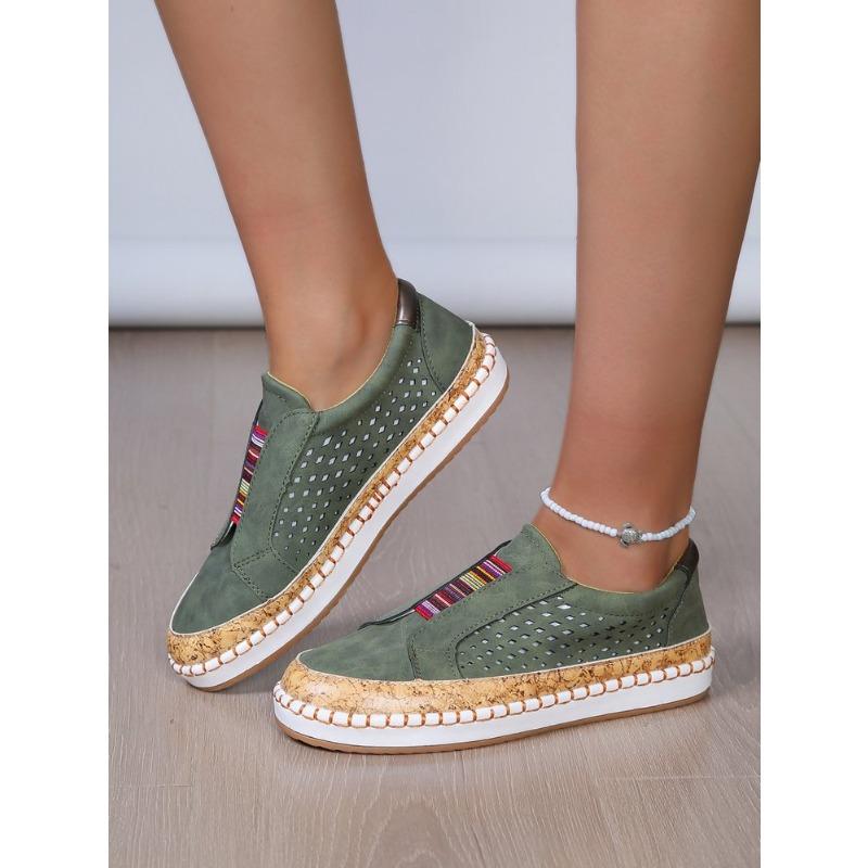 Large Size Casual Single Shoes for Women's Autumn New Style Flat Bottom Casual Single Shoes for Women