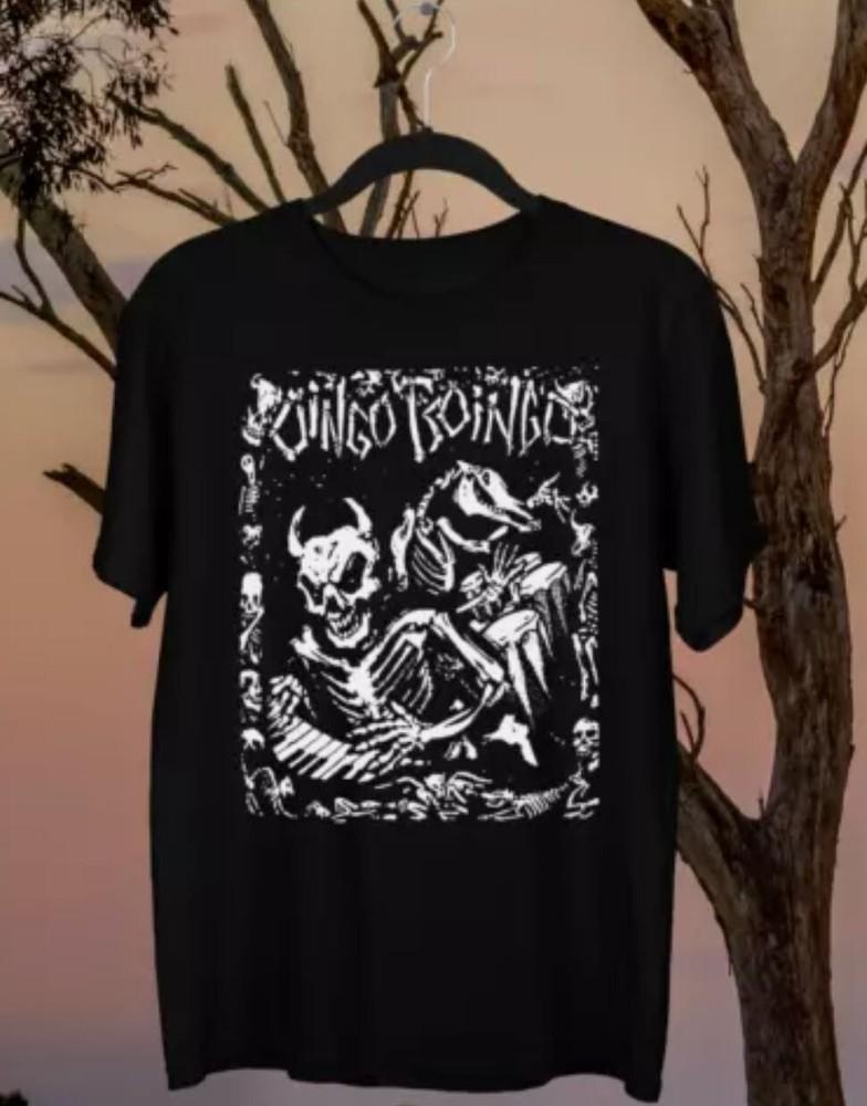 Oingo Boingo 1994 Halloween Tour Cotton Black   Unisex Shirt