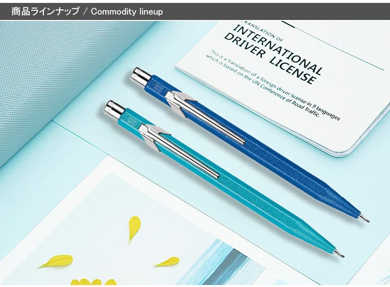 Caran d'Ache Mechanical Pencil, Color Matte X, Turquoise, MF0844-681, 0.5mm, Officially Imported