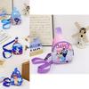 Bluey Stitch Cartoon Kids Mini Shoulder Bag With Breathable Nylon For Daily Use
