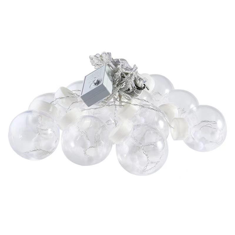 Waterproof Solar Wish Ball String Lights for Outdoor Patio, Garden, or Balcony Decor