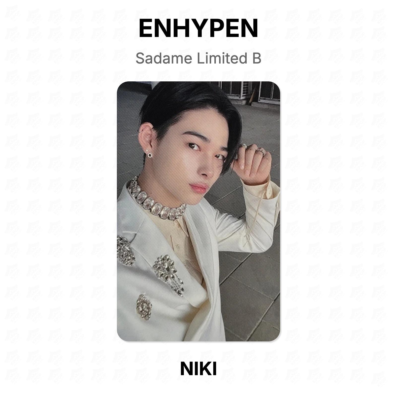 ENHYPEN Sadame Limited B Official Photocard NI-KI