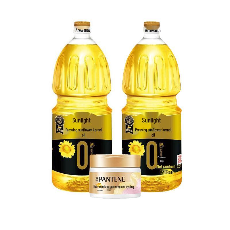 

Pantene Dye & Perm Repair Hair Mask 270g with Yangguang Sunflower Oil 1.5L (2-Pack)