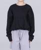 Odd Dot String Crop Long Sleeve W_Black