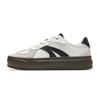 Anta Lifestyle Series Simple Versatile Durable Lightweight Increased Height Low-Top Skate Shoes Women Sneakers White Gray 922538023-3