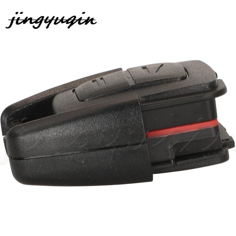 Jingyuqin 2 Buttons Car Remote Key 434Mhz ID40 Chip For Opel Zafira Astra G A Fod 93176615 BOSCH TS ASTRA System