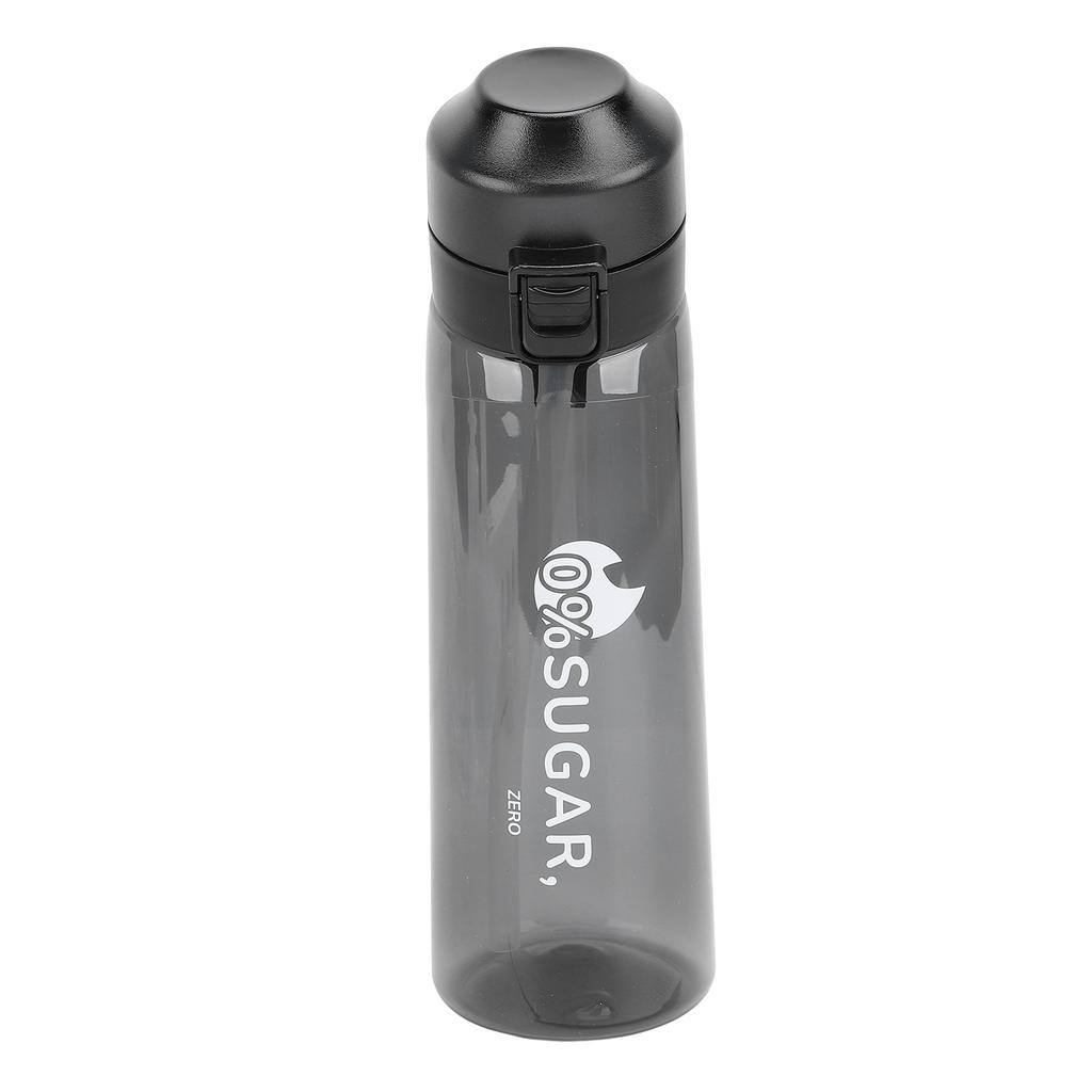 650ml Air Scent Water Bottle Straw Scent Water Cup with 2 Rings for Hiking Picnic Outdoor Travel