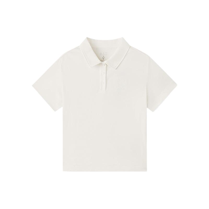 Skechers Elastic Durable Skin-Friendly Polo Shirt Women tops L226W030-0074 S