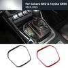 Real Soft Carbon Fiber Sticker LHD RHD Car Automatic Gear Shift Frame Trim For Subaru BRZ Toyota GR86 2021 2022 2023 2024 2025.