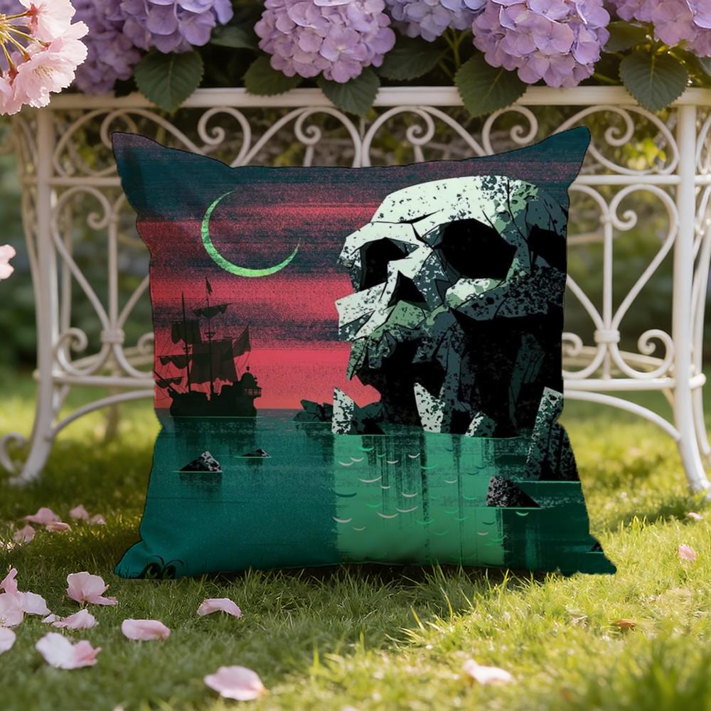 S-Sea of Game T-Thieves Cushion Cover Home & Car Dual-Scene Pillow Cover: Reversible for Premium Comfort