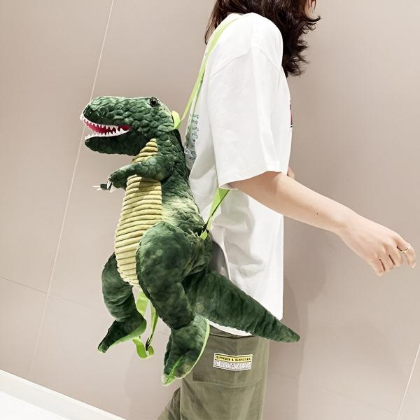 DINOBACK Kids Dinosaur Backpack, Adjustable Straps, Eye-Catching Design, Spacious Durable Comfortable, 38 x 20 x 14 cm