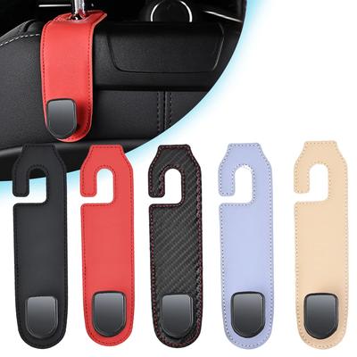 1Pc Universal Car Seat Headrest Hook Hidden Car Hook Suede Metal Hanging Hooks Interior Seat Back Car Interior Accessories