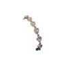 Korean-Style Cubic Zirconia Heart Bracelet: Elegant, Luxurious, and Fashionable Jewelry for Women.