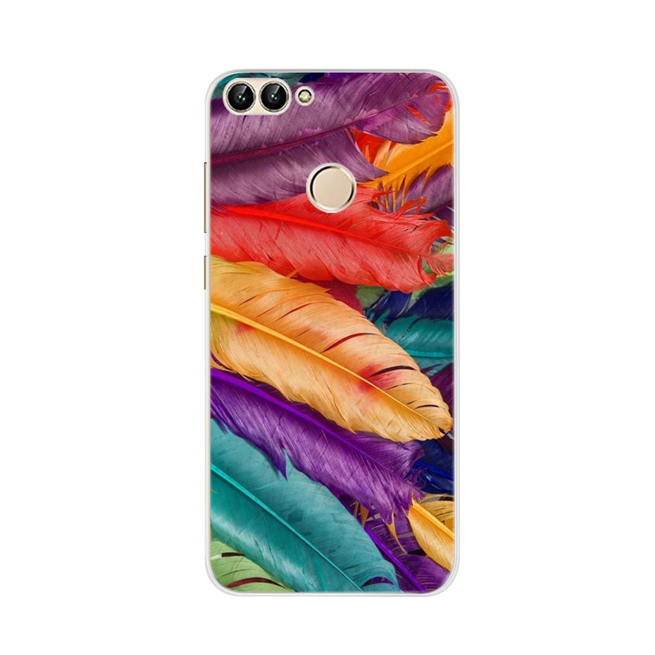 For Huawei P Smart 5.65inch Case Cute TPU Soft Silicone Back Cover Phone Case For Huawei P Smart 2018 FIG-LX1 PSmart Case