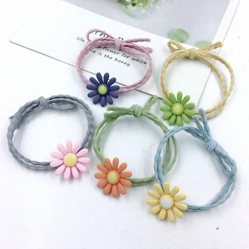 Beautiful Ins Women Daisy Hair Rope Headband With High-elastic Korean Rubber Band