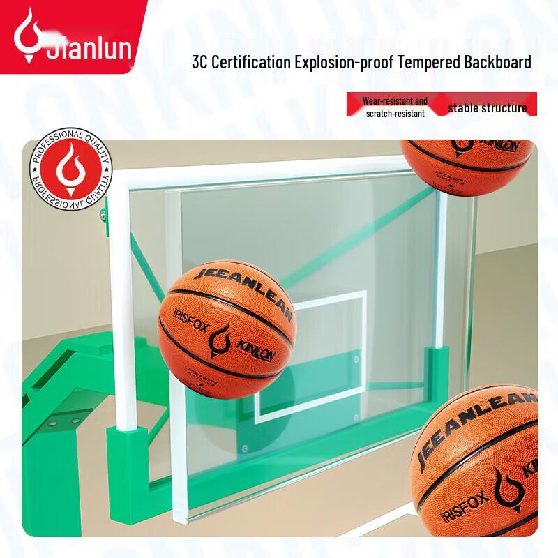 JEEANLEAN Outdoor Standard Adult Basketball Hoop