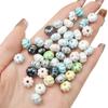 6 buc/pungă Mărgele de porțelan din ceramică lucrate manual în formă de dovleac Mărgele distanțiere libere pentru brățară colier Fabricare de bijuterii DIY