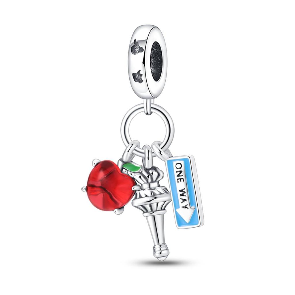 Copper Plated Charms Eiffel Tower Arc De Triomphe Fit Original Bracelet Making Jewelry Gift