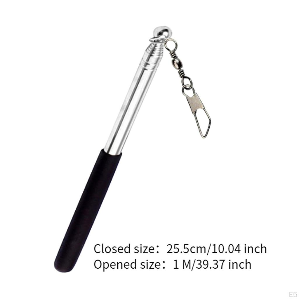 Maszt flagowy o regulowanej długości dla przewodników turystycznych, przenośny ręczny maszt flagowy ze stali nierdzewnej