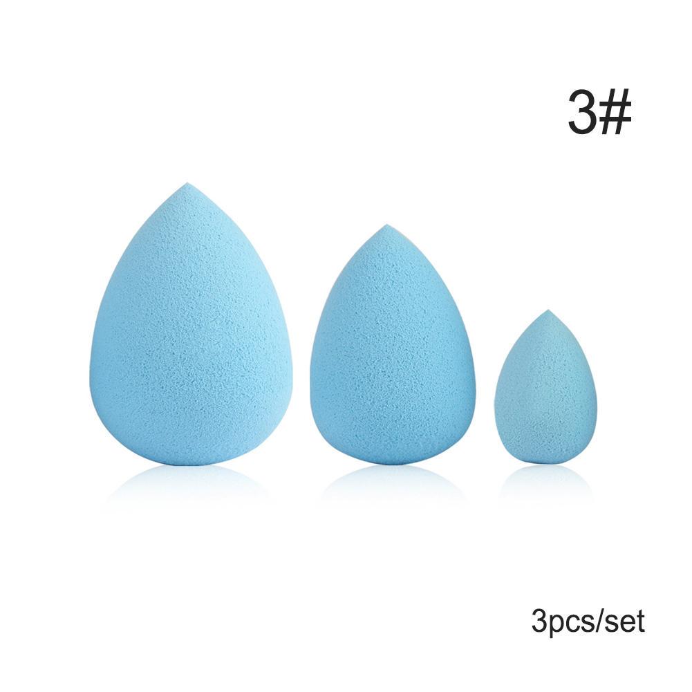 3Pcs/Pack Makeup Sponge Powder Foundation Cosmetic Puff Smooth Flawless Blending Tool