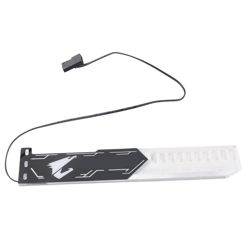 RGB Graphics Card Support Bracket Acrylic GPU Holder Stand Large 4PIN for Desktop Computer25cm