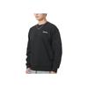Adidas Solid Color Crew Neck Casual Pullover Long Sleeve Sweatshirt Men Sweatshirt Black JF3222
