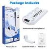 3 Mode Cooling Fan for PS5 Vertical Stand 2 Controller Charging Dock for PS5 Slim Disc Digital Edition