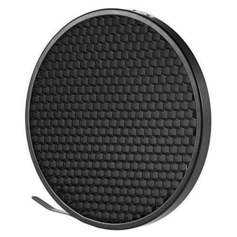 Baorong Mount 7inch Reflector Diffuser Lamp Shade with/without 20° 40° 60° Honeycomb Grid for Studio Strobe Lighting