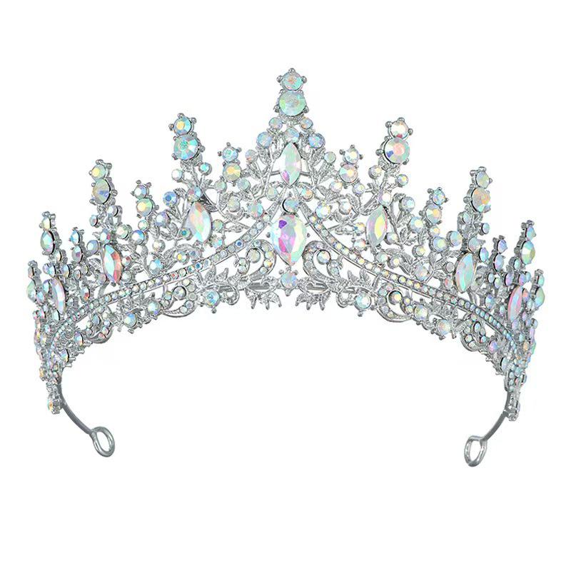 Luxury Crystal Diamond Bridal Crown Headband - Elegant Wedding Hair Accessory