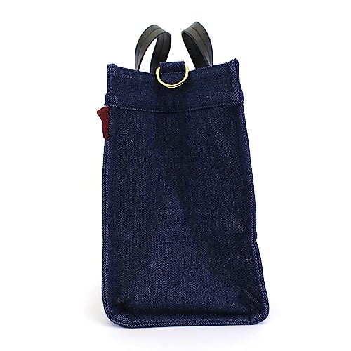 Hapitas 2-Way Tote Bag, Medium, Moomin Design, HAP6033 MC16, My Denim Blue
