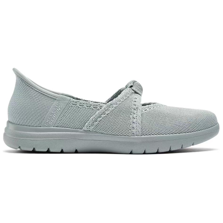 Skechers Na co dzień Elastyczne Proste Wygodne Codzienne Buty Damskie buty codzienne Jasnoszary 138185-LTGY