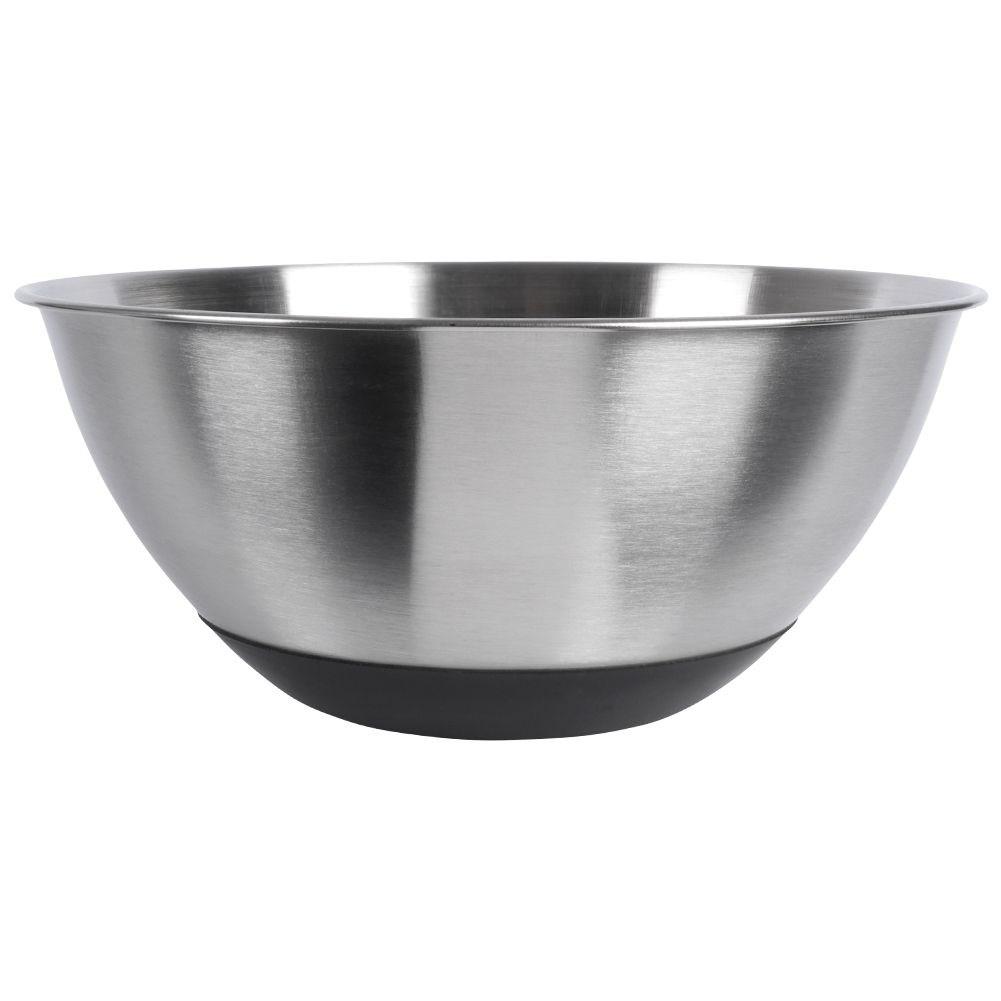 Miska kuchenna metalowa stalowa antypoślizgowa srebrna 21.5cm 1.9L VILDE 259642