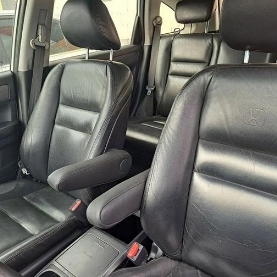 Pair Black Leather Front Seat Armrest Replacement Cover Fit Honda CR-V 2010 2011