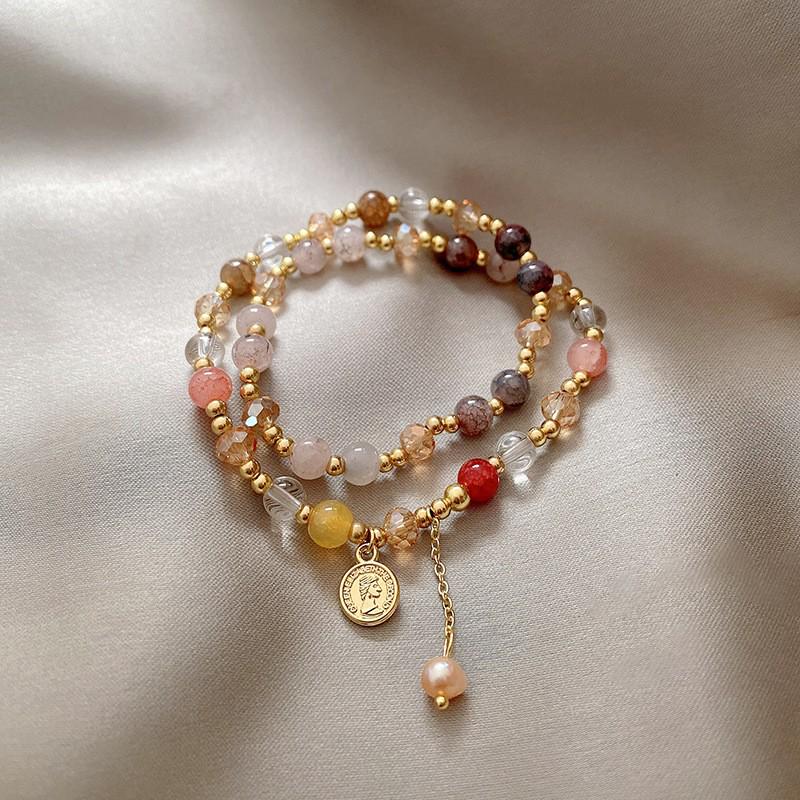 Summer Beaded Bracelet: Women's Elegant Fresh Creative Niche Jewelry