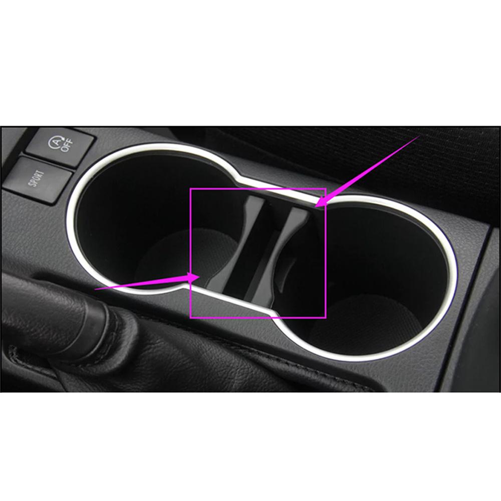 ABS Black Center Console Cup Holder Divider Insert For Toyota Corolla 2014-2018