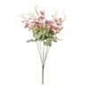 2 Pcs Simulated Flowers Bunch Artificial Daisies with Flexible Stem Weatherproof Fake Flowers for Vase Garden Home Decor Spring Summer Decoration