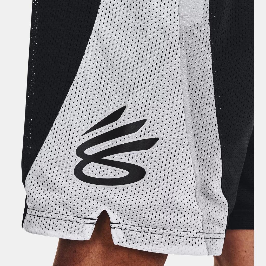 Under Armour Curry Splash Color Block Athletic Basketball Shorts Men Shorts Black 1374303-001