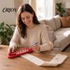 Plastic Knitting Loom Long Hook Set, Beginner for DIY Hat Kit Scarf Shawl, Rectangular Yarn Weaving with Crochet Tool