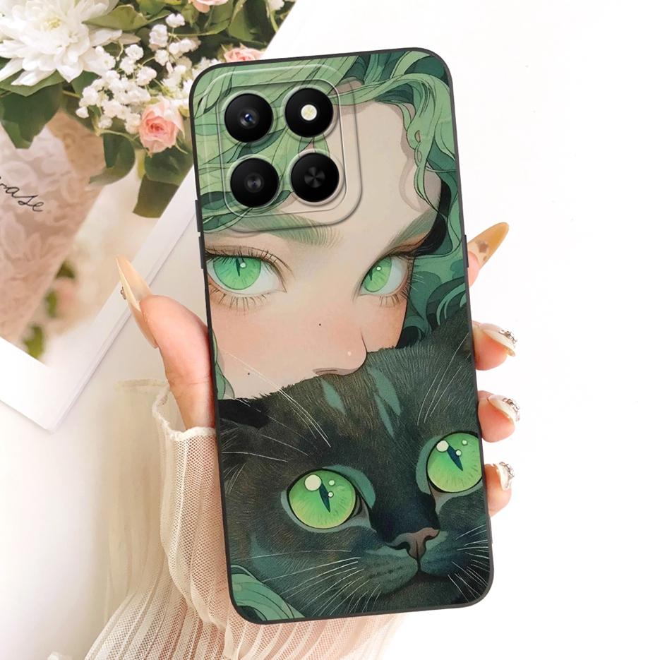 Etui For Honor 400 Smart 5G LGN-NX1 Urocze Śmieszne Kreskówkowe Pokrowiec Odporne na Wstrząsy Etui na Telefon Dla Honor X7d 4G HonorX7d 5G Miękkie Pokrowce Torby