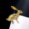 Alloy Lapel Pin DIY Gift Golden Chic Ladies Male Scarf Clothing Badge Jewelry Accessories